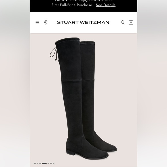 Stuart Weitzman Lowland Boots - Picture 1 of 7
